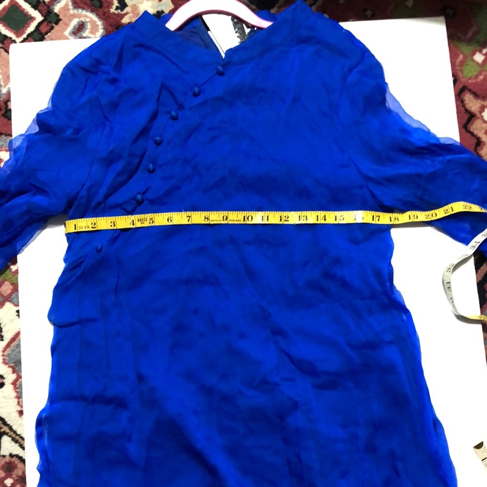 DDER Royal Blue Silk Dress - Picture 7 of 10